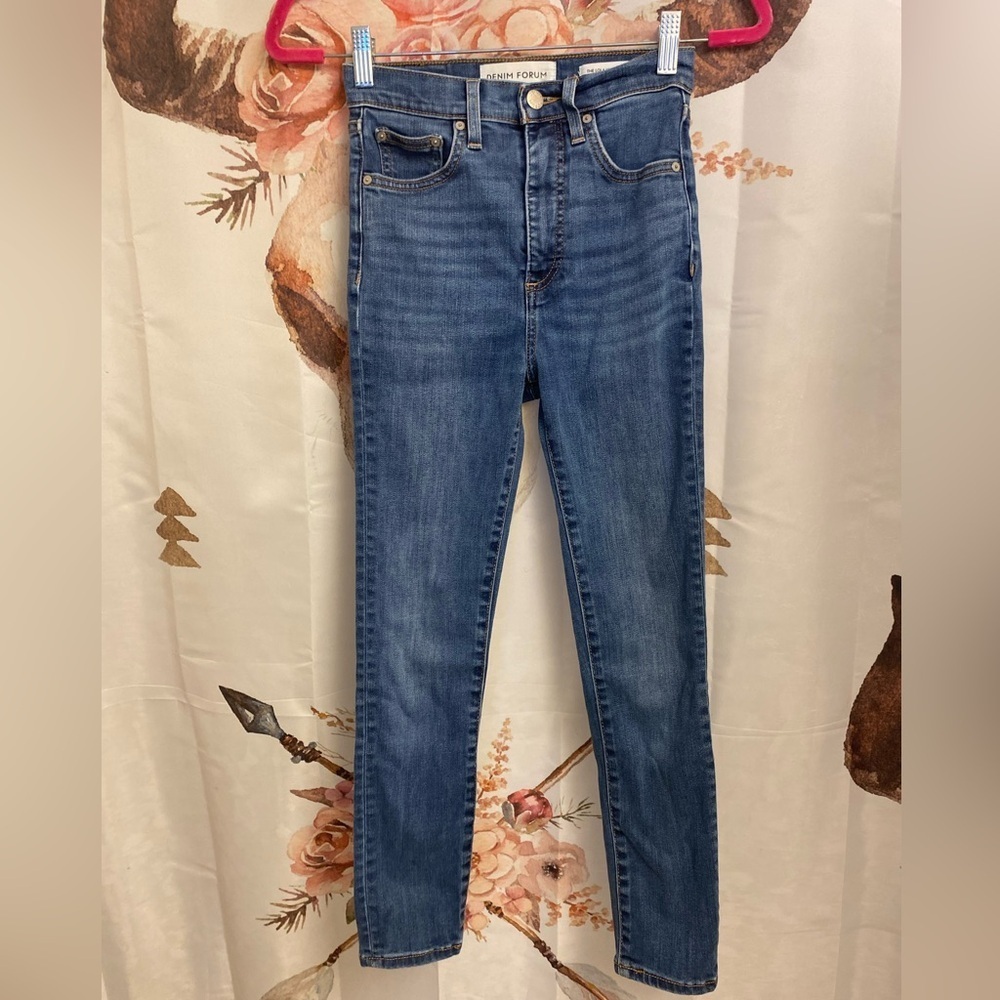 Size 24 denim forum high rise skinny jeans​​​